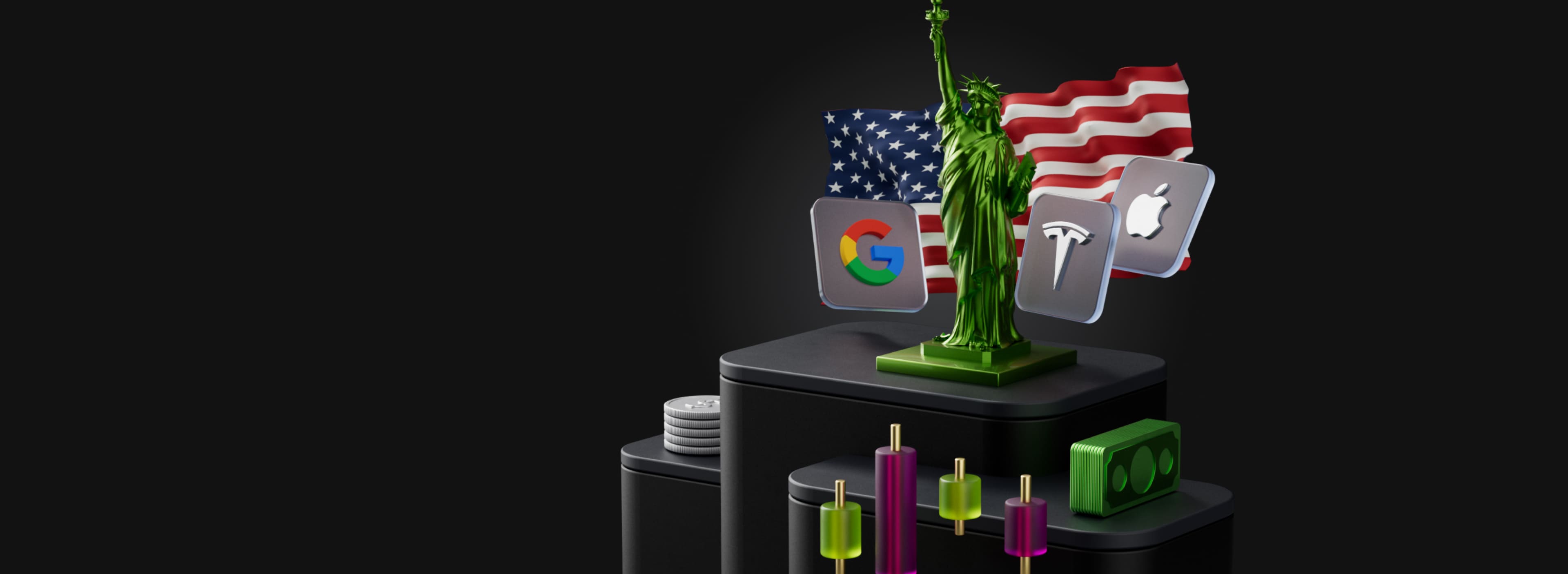 Торгуйте CFD на акции США